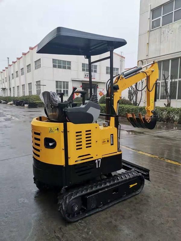 2021 New Arrival 1.7ton Mini Excavator/Digger/Peller/Bagger with Hydraulic Joystrick and Yanmar Engine