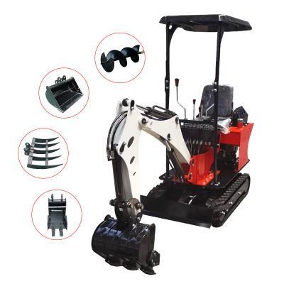 0.8ton Factory Supply Micro Mini Hydraulic Crawler Excavator with Bucket