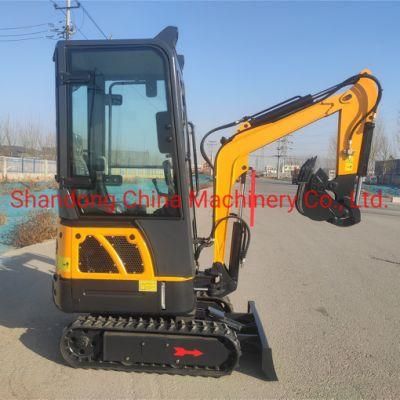 Hot Sale 1.2t Mini Digger with Cabin for Sale