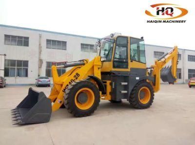 China Strong Articulated Backhoe Loader (WZ40-28) with Ce, ISO, SGS Certificate