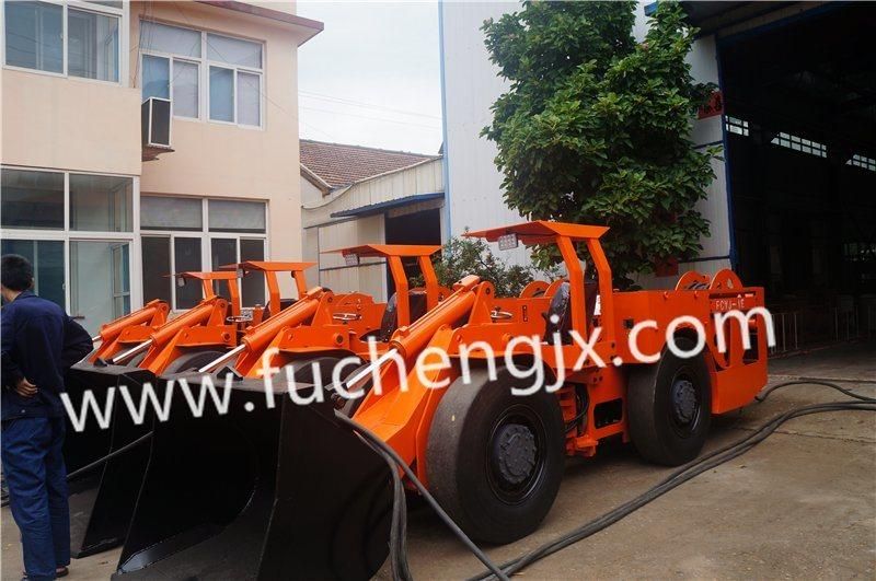 Mining hydraulic side seat underground scoop loaders with electric power