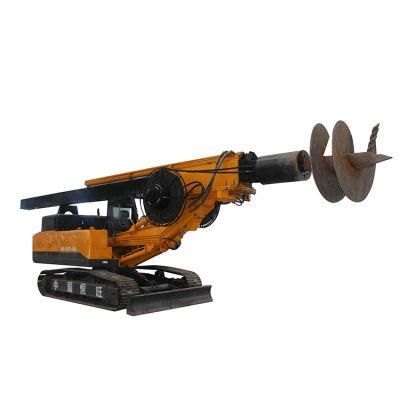 Construction Machinery Hydraulic Drilling Depth 20m Rotary Drilling Rig Machine