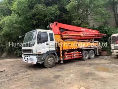 Used Best Selling Concrete Machinery Sy37m Concrete Pump Truck for Sale