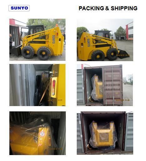 Jc75 Model Sunyo Brand Skid Steer Loader Is Similar with Front End Loader