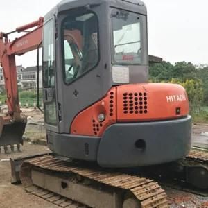 Second Hand Crawler Excavator Hitachi55/Used Hydraulic Excavator Hitachi55 with Towable Backhoe