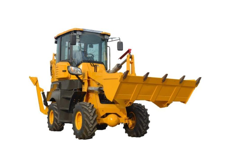 Lgcm Cheap 4WD Multifunction Small Garden Tractor Backhoe Excavator Loader Backhoe with Attachment