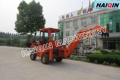 High Quality 4WD Hydraulic Mini Backhoe Loader for Sale