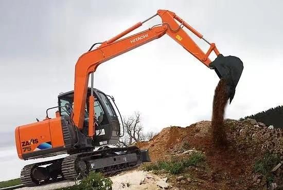 Hitachi Komatsu Cat Sany Mini Excavator Zaxis75us 7ton Earth Moving Second Hand Small Construction Machinery Zx60 Zx70 Zx75us Excavadora Usada Excavatrice Sale