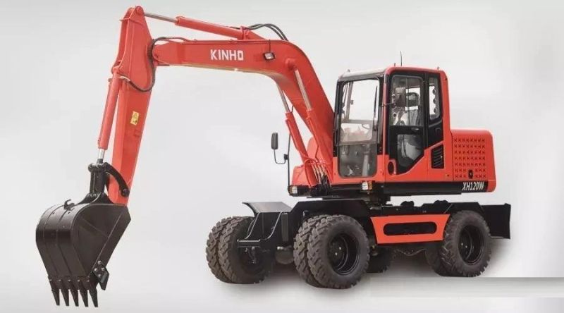 China Wheeled Hydraulic Excavator XH120W