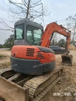 Used Mini Medium Backhoe Excavator Hitachi Zx55UR-Hhe Construction Machine Second-Hand