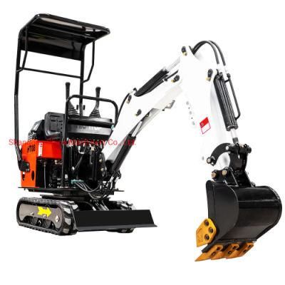 Chinese Supply Micro Mini Small Garden Trench Digging Gasoline Diesel Engine Bagger