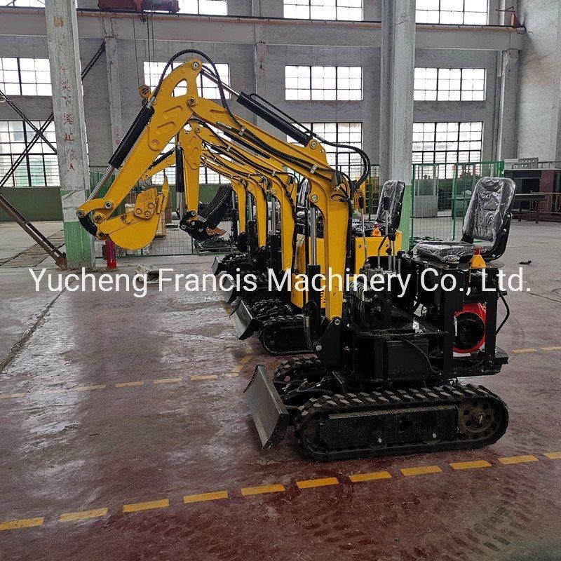 1ton Hydraulic Crawler Micro Mini Digger Bagger Excavators 1000kg Mini Excavator