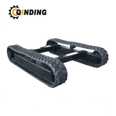 Qd Rt-4t 4ton Rubber Crawler Track Undercarriage for Drilling Rig