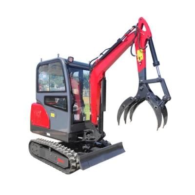 1.8 Ton Micro Excavator Digger 360 Degree Rotation Mini Excavator 1800kg Mini Digger