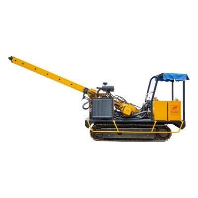 Install Helical Pile Driver for Highway Guardrail Construction
