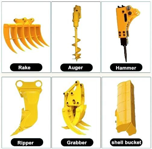 Multi-Functional Hydraulic Mini Small Excavator with Quick Coupler/Attach/ Connect Alternative
