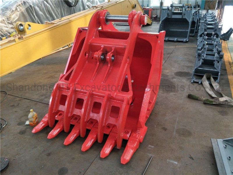 High Durable Excavator Thumb Bucket Grapple Excavator Grab Bucket