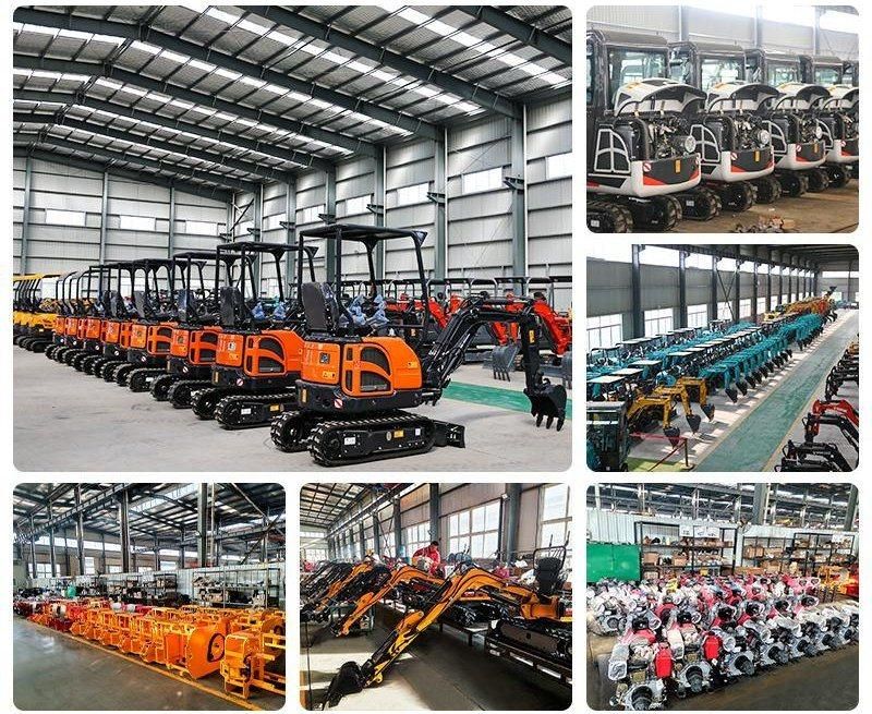 SD18u 1.8ton 2ton Mini Excavator Manufacturer with Mini Digger Earth-Moving Excavator Hydraulic Crawler Rubber Excavator