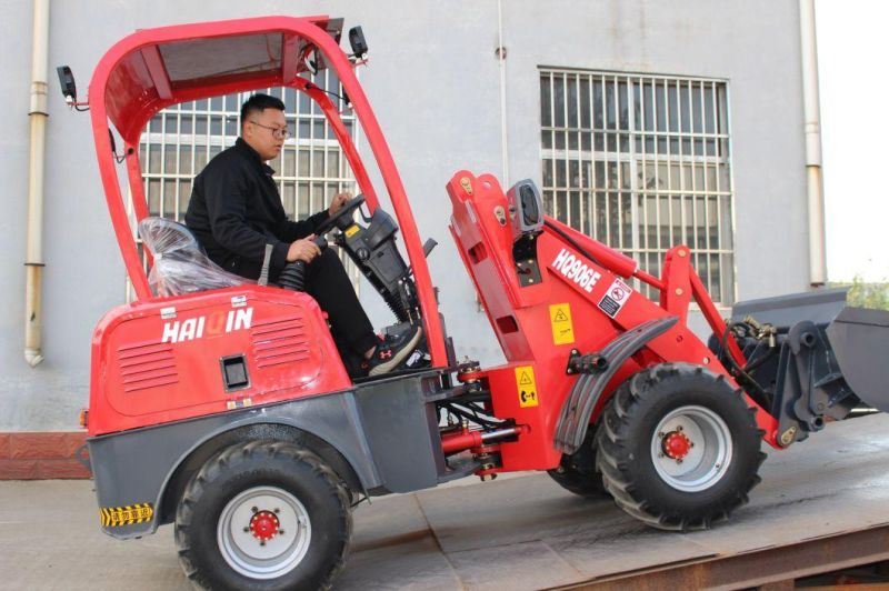 Made in China 600kg Mini Electric Loader (HQ906E) with USA Control System