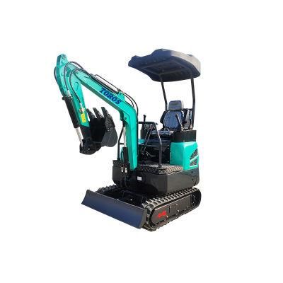 Hydraulic Crawler Mini Excavator Machine Chinese Small Digger 1 Ton Mini Excavator for Sale