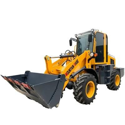 Europe Design Euro5 Engine Construction 2 Ton Wheel Front Loader