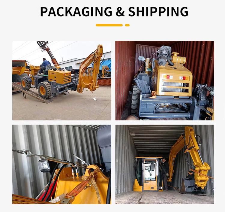 Jcb Mini Backhoe Loader 2 Ton for Sale Wheel Backhoe Excavator Loader Backhoe Mini Retroexcavadora