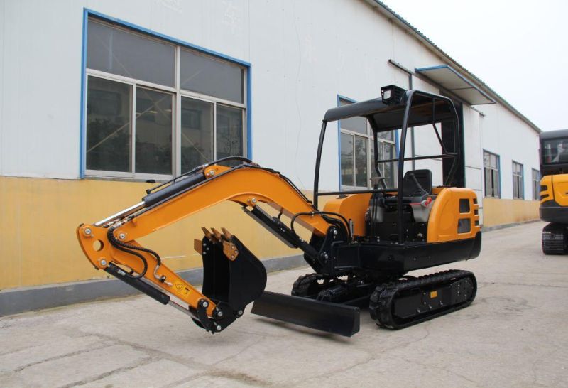 CE EPA Factory Price Micro Digger 1800kg Hydraulic Backhoe Mini Excavator for Sale