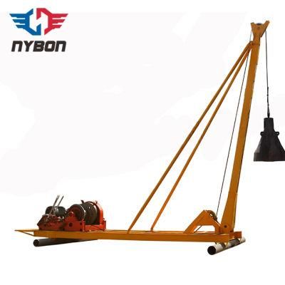 Best Selling Drop Hammer Pile Driver Machine with Free Spare Parts