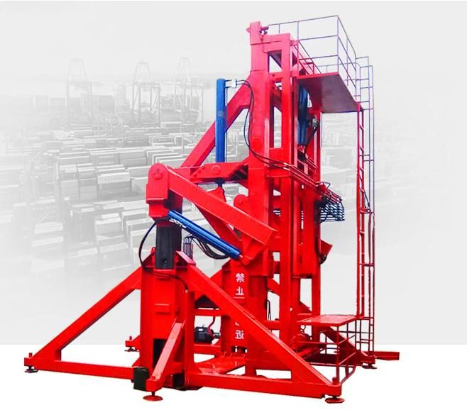 Triple Axles Tilting Container Loader 40 Tons 20FT 40FT Container Tilter Trailer, Container Tilter for Sale