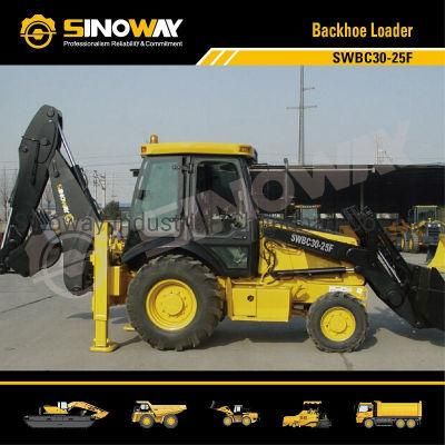 Hydraulic Backhoe Wheel Loader with Good Condition
