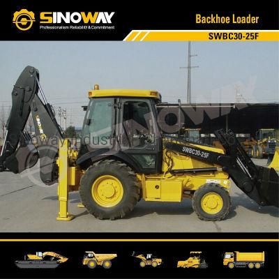 Hydraulic Backhoe Wheel Loader with Good Condition