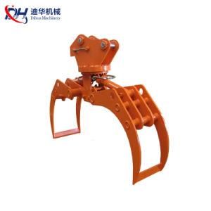 Hydraulic Rotating and Mechanical Grapple for Wood and Stone