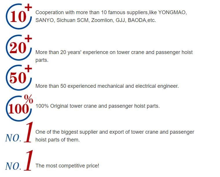 Durable Tower Crane Weight Lift Limit Switch