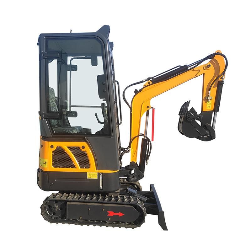 CE EPA China Hydraulic Mini Excavator 1.2ton with Closed Cabin for Sale