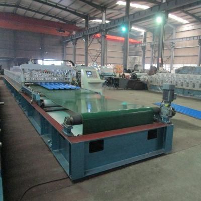Hangzhou Zhongyuan Metal Roofing Roll Forming Machine with Flying Cutting Speed 35m/Min