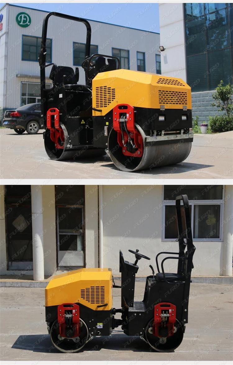 Double Drum Vibratory Roller Soil Compactor Roller Road Roller Manufacturer Fyl-900