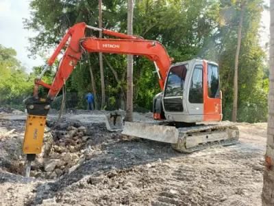 135mm Hydraulic Breaker and Backhoe Loader Rockram Hydraulic Hammer