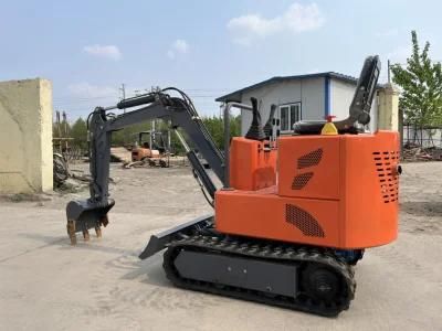 1 Ton Hydraulic Mini Excavator Mini Digger Loader Bagger with Competitive Prices