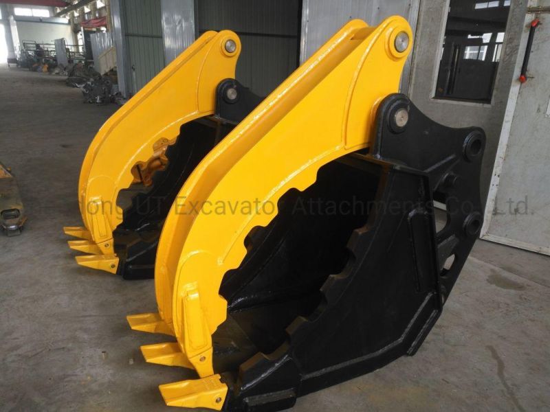 High Repurchase Rate Customization OEM Mini Excavator Hydraulic Rotating Grab Bucket