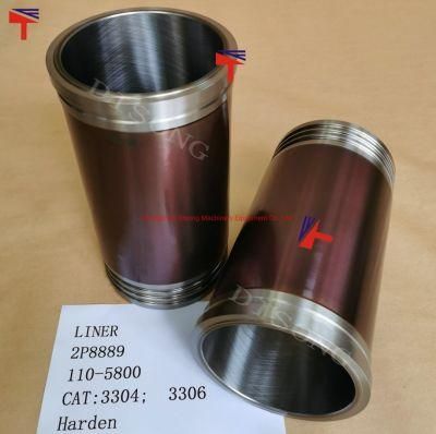 3304 3306 Diesel Engine Excavator Parts Cylinder Liner 2p8889 110-5800 1105800