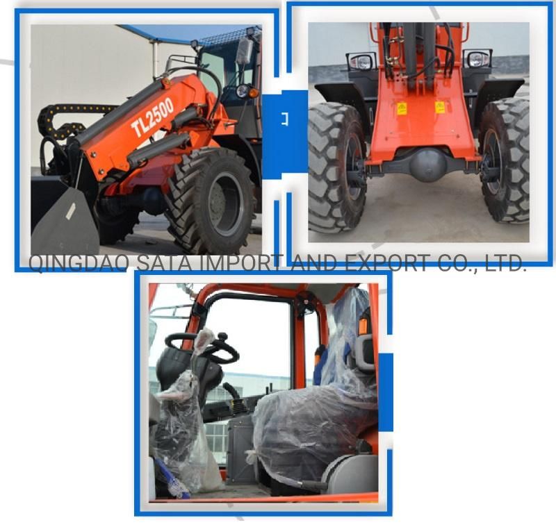 Small Compact Wheel Loader with 4 in 1 Bucket