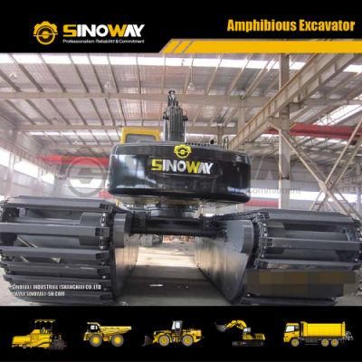 Amphibious Undercarriage of Dredging Excavator
