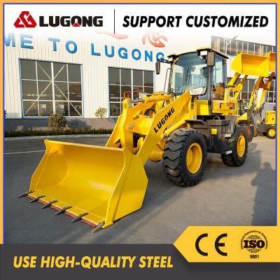 Small 2.0 Ton Competitive Price Small Bucket Farming Compact Wheel Loader