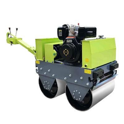 CE 600kg Diesel Vibratory Mini Compactor Machine Road Roller