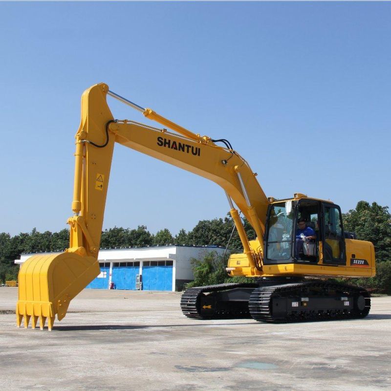 Shantui Brand New 20 Ton Hydraulic Excavator with Hammer