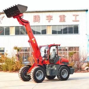 Chinese Small Wheel Loader Tl2500 4WD Hydraulic Front End Tractor Loader