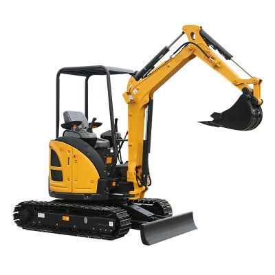 Factory Forwin Small Crawler Excavator 2.7 Ton Fw25u Canopy with CE and Narrow Bucket/Tilting Bucket/Digger for Sale