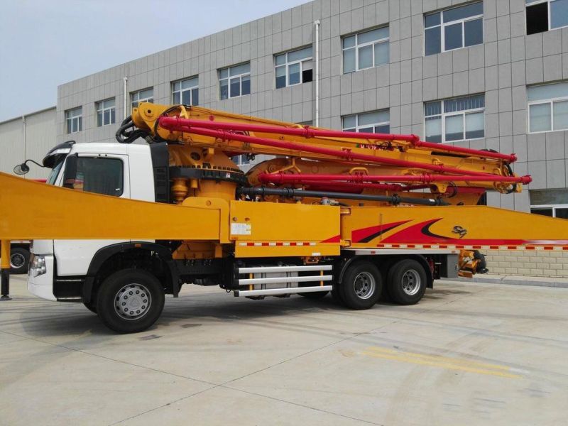 Truck Mounted Concrete Pump 37m Hb37V Cement Pump