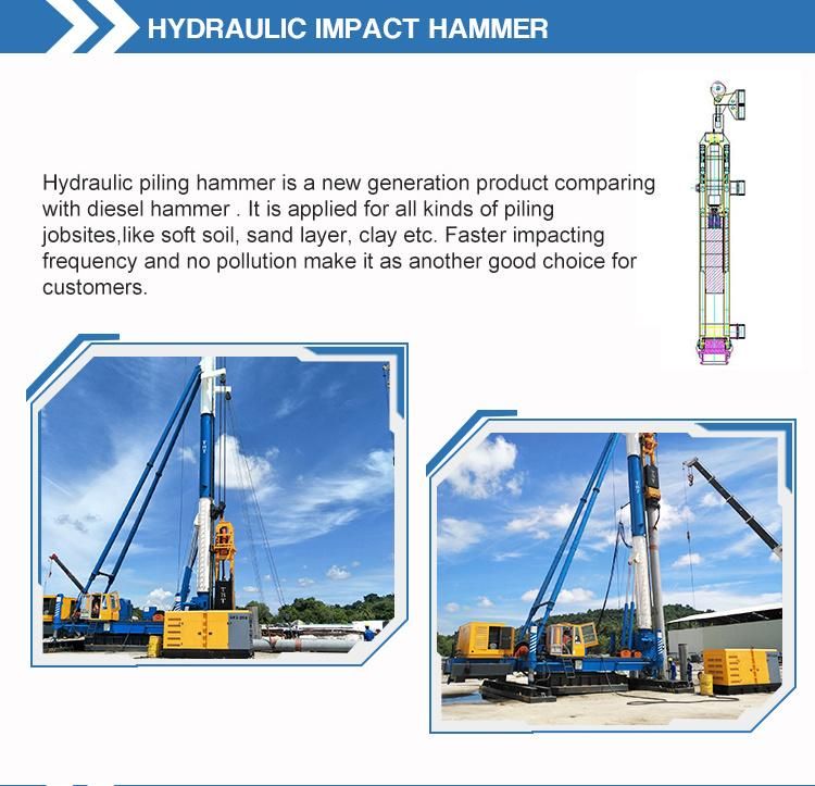 Construction Machinery Pile Driver Hydraulic Static Pile Hammer Hydraulic Piling Hammer
