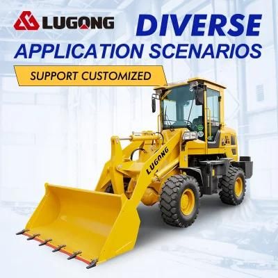 New Products 2.2 Payload Lugong T928 Acens Wheel Loader with Heating and Cooling Air Conditioner